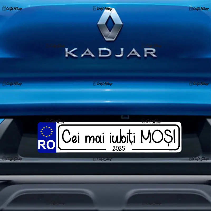 Cei mai iubiti mosi, indicator masina, dimensiune 200x60 mm